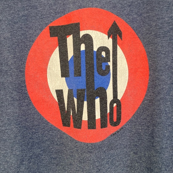 Vintage ‘The Who’ Short Sleeve Front Logo Tee Shirt Mens Size Large - Picture 3 of 4